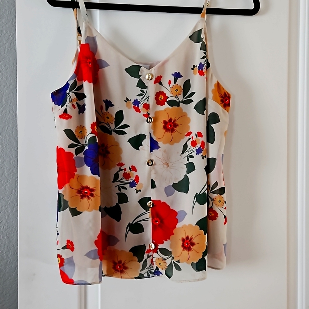 Cabi floral top